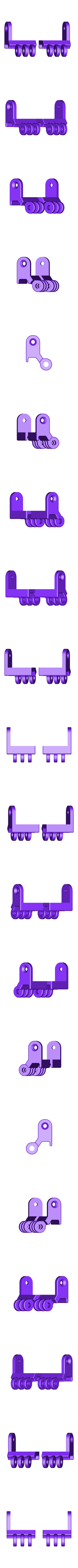 Hood_Hinge.stl Enclosure Mounting Hardware for Replicator 2