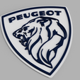 1.png Peugeot Auto Logo leon Wall Picture