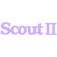 scout2.obj 3d Printed emblem badge for International Harvester Scout 2
