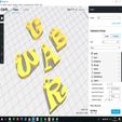 cura.jpg 3d letters for keychain and more