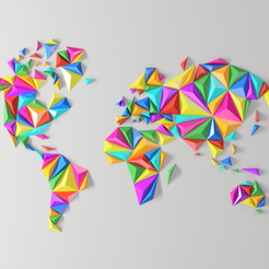 world_map_modified_v2_2023-May-26_09-23-19AM-000_CustomizedView3150693306.png Archivo STL gratis Mapamundi geométrico (versión redimensionada)・Objeto imprimible en 3D para descargar