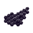 Grassland Peaks A SE 25x solid.stl BATTLETECH TERRAIN MAP SET GRASSLAND PEAKS (by ROBOMAPS)