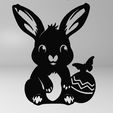 4-1.jpg Cute Bunny 3, Easter bunny line art, Easter bunny wall art, Easter bunny decor, bunny