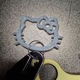 20230223_183507.jpg Fichier STL PORTE-CLÉS MOUSQUETON KITTY・Objet imprimable en 3D à télécharger