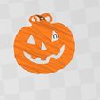 Part1 - Head - For One Extruder -KEYCHAIN-.JPG Halloween Pumpkin Keychain and various - Halloween Pumpkin Keychain and various