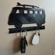 IMG_7958.JPG Free STL file VW Bus Key Rack・3D printing idea to download