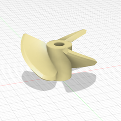print-propeller1.png Three blade Propeller for RC boat