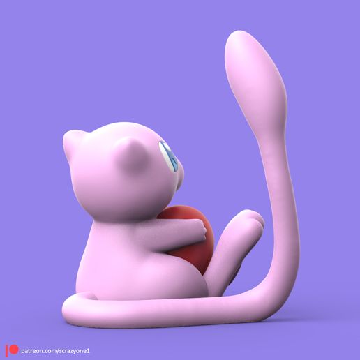 ValentineMew03.jpg POKEMON - VALENTINE MEW (EASY PRINT NO SUPPORT)