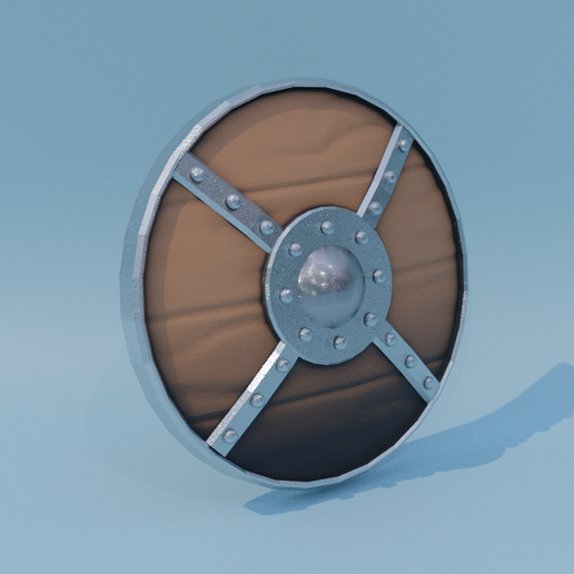 🛡️ Medieval miniature shield・Free STL File for ・Cults