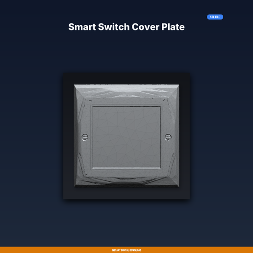 Smart Switch Cover Plate - 3D Printable STL File