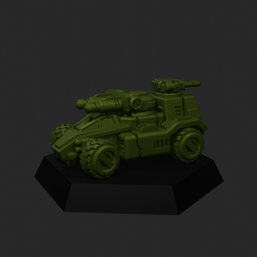 Wind God Infantry Support Vehicle 3D model