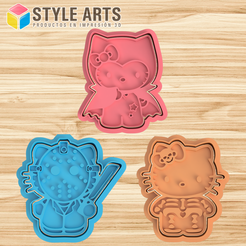 KITTY-HALLOWEEN-1.png Hello Kitty Halloween Cookie Cutters - Cookies - PACK 1