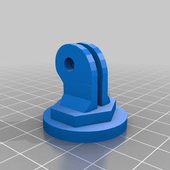 tripod_mount.png Free STL file modded gopro suction mount for hand grip・Object to download and to 3D print, jancbooth