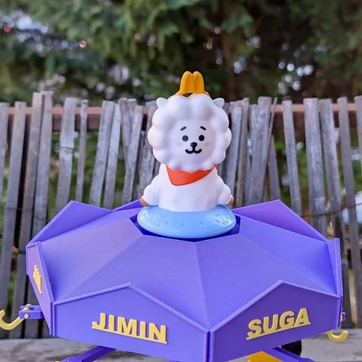 🎠 BT21 BTS Carousel for Figurines・ 3MF File for 3D printing・Cults