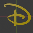Disney Frontal.PNG Télécharger fichier STL gratuit Porte-clés Disney • Objet pour imprimante 3D, YoSoyBaro