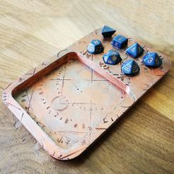 IMG_20200305_145351.jpg OBJ file D&D Dice Tray - Draconic Magic・Model to download and 3D print