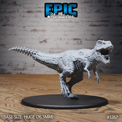 3267-Zombie-T-Rex-Running-Huge-1.png Archivo 3D Zombie T-Rex Corriendo ‧ DnD Miniatura ‧ Miniaturas de Mesa ‧ Monstruo de Juego ‧ Modelo 3D ‧ RPG ‧ DnDminis ‧ ARCHIVO STL・Objeto para impresora 3D para descargar