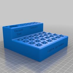 7790328604e758fb4f217188be7c08ae.png Free 3D file ERSA Tip & Tweezers Holder Stand w/Tools Slot for I-TOOL and CHIP TOOL VARIO・Design to download and 3D print, sn4k3