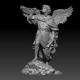 01.jpg Erzengel Gabriel Statue - 3D-Druck STL