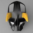 61a1beb1f7dbc3cd89ee022248d8bbc1_display_large.jpg Free STL file "Mean As Hell" Dog Helmet・3D printable design to download