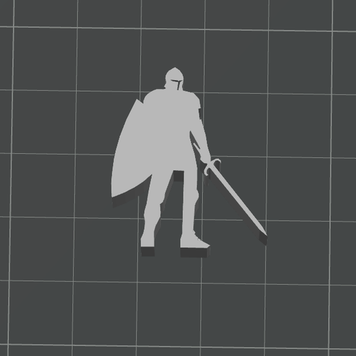🎲 Knight Token・Free STL File for 3D printing・Cults