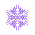 other-hex2.stl Cellular automaton BlocksCAD snowflake generator
