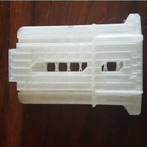 Nerf Magazine with 3D printed spring 3D model