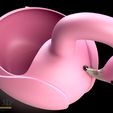 ISO10.jpg Cute flamingo pot