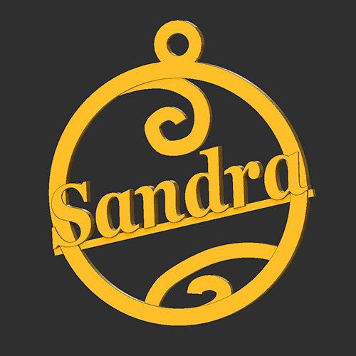 Sandra.jpg Datei STL Sandra herunterladen • Design für 3D-Drucker, merry3d