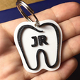 diente2.png Key chain Tooth