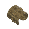 DREAD BEADS RING EAR - 07 - 00.png STL file fake ear hoop FAKE NIPPLE PIERCING Female male Non-Piercing Body Jewellery Bondage Weight Female DREADLOCK BEAD DREAD BEADS RING EAR femJ-D-07 version 3d print cnc・3D print object to download