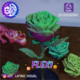 Mesa-de-trabajo-140.png STL file ROSAS - FLEXI - NOT SUPPORT-PLACE STL・3D printing idea to download