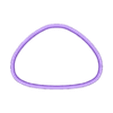 V4-FLO-Template-6-ring-actual.stl NEW VERSION !! Snap-in cover for Flo-Mask: Separate Ring and Insert for infill variations