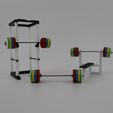 IMG_1332.jpg Bench press, Squat rack and Olympic weight set