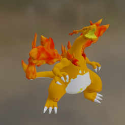 Captura-de-pantalla-2023-08-17-095211.png Fichier STL Charizard Gigantamax・Design imprimable en 3D à télécharger
