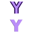 Y.stl A to Z letter boxes