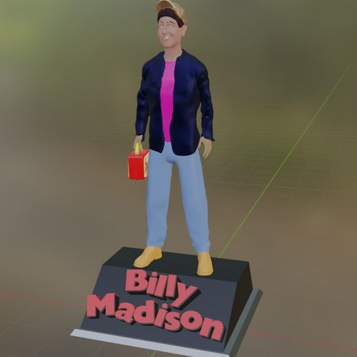 Billy Madison "Back to School" Adam Sandler Replica Figure 3D model