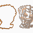 SDGGFFDH.png STL file KYOJURO RENGOKU COOKIE CUTTER DEMON SLAYER'S・Model to download and 3D print