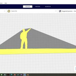 manpoint.jpg Fichier STL Silhouette 2D/Pochoir Homme pointant du doigt・Plan imprimable en 3D à télécharger, StencilMaker