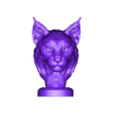 Lynx_head_AM18.obj Lynx head AM18 3D print model