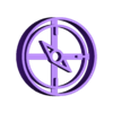 01. Compass Theme 01 - Style 01 - 7_5 mm Dough.stl Bake Your Own Adventure – Compass Cookie Cutter 3D Print File - Pirate Marine Compass Cookie Cutter