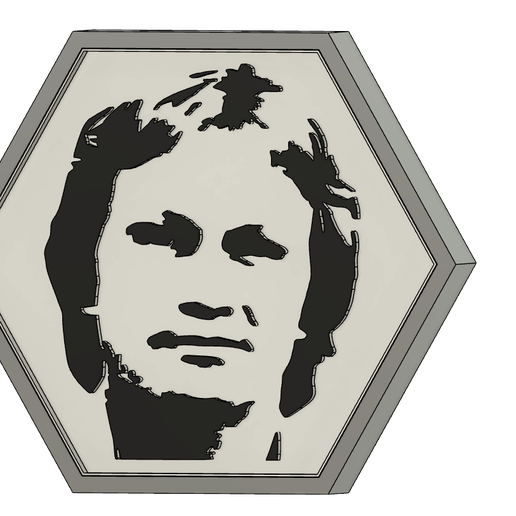 cloclo light portrait 3D model