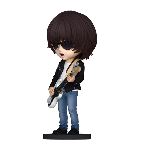 🪨 Dee Dee Ramone – Ramones Chibi Punk Rock Bassist Figure (Fan