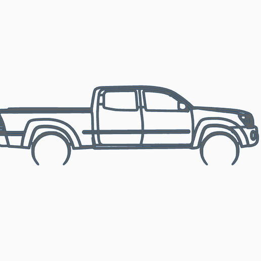 Gen 2 Tacoma Silhouette