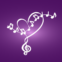 изображение_2022-05-12_161908473.png Decorative mural, wall decoration, "notes, heart and treble clef"