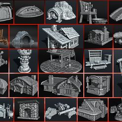 entirecollectioncollage.jpg Hobbits Architecture - The entire collection