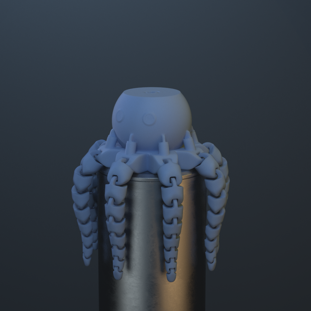 Download OBJ file Octopus Sci Fi • Model to 3D print • Cults