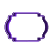 2.stl Plaques / Label / Frame 2 Cookie Cutter