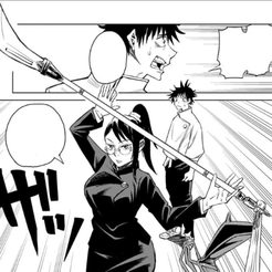dsfsdfdsfsfd.png Archivo STL Maki Zenin Naginata Rojo Herramienta Maldita Jujutsu Kaisen・Modelo de impresión 3D para descargar
