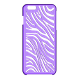 Iphone_6_Plus_Case_Zebra.STL Zebra Iphone 6 Plus Case